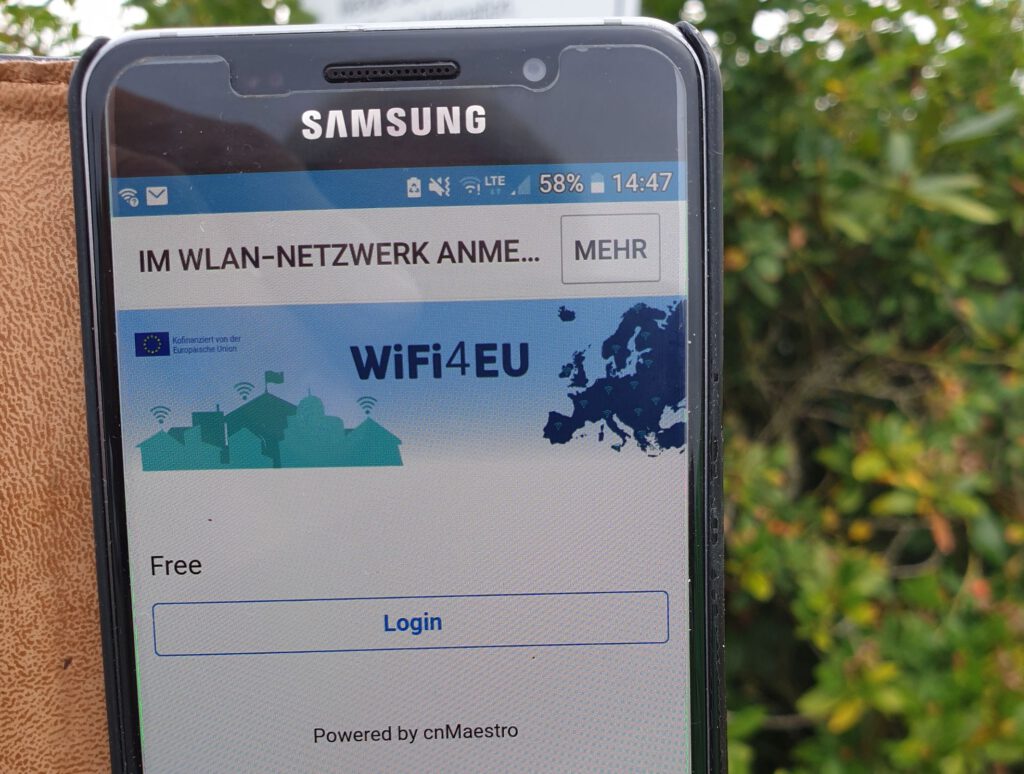 Wifi4EU ist in Werdum aktiviert