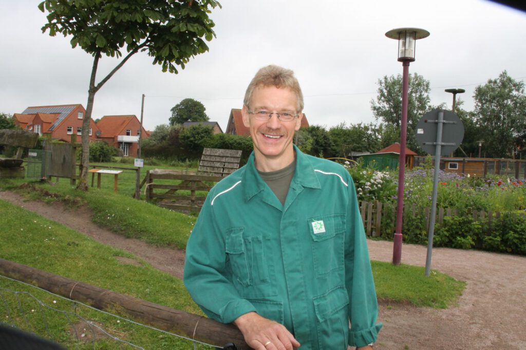 Heinz-Theo Emken ist in alter Frische wieder mit an Bord im Haustierpark-Team