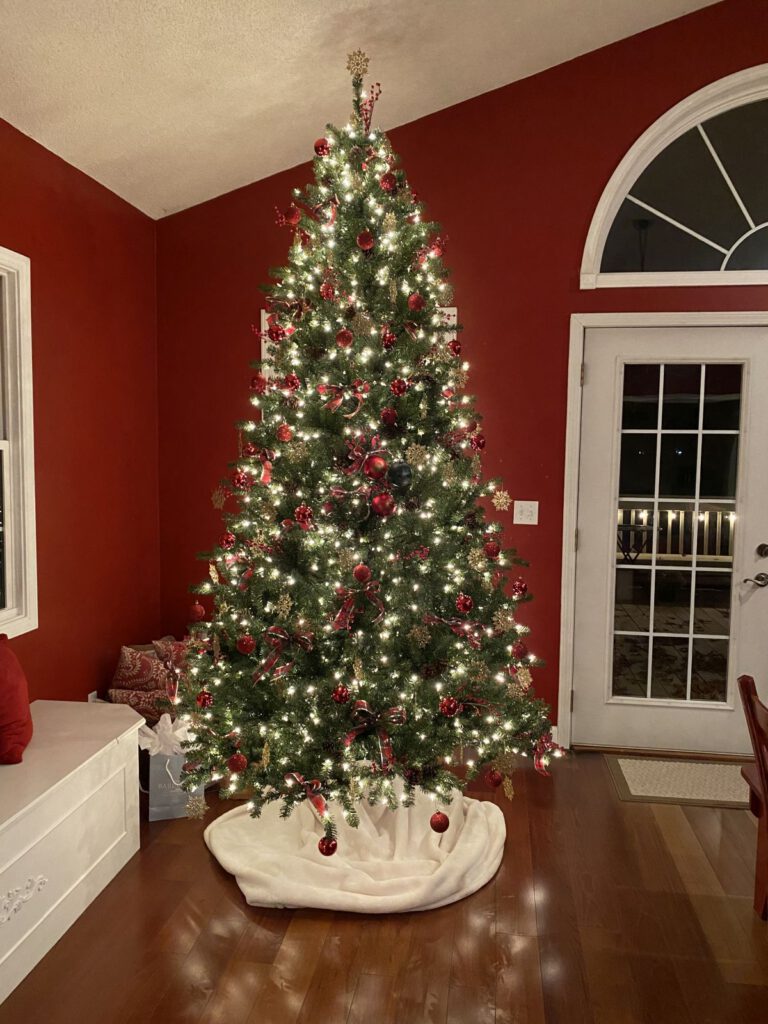 Ein "amerikanischer" Weihnachtsbaum im Dezember 2021