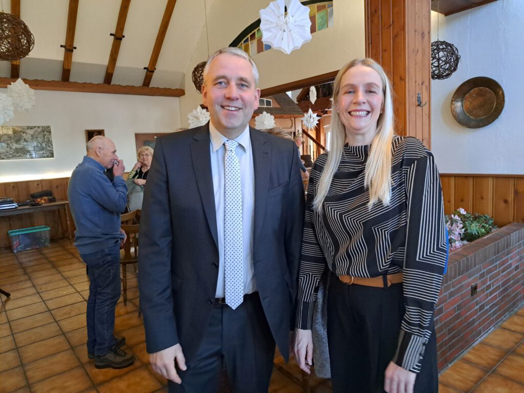Bürgermeister René Weiler-Rodenbäck und seine Stellvertreterin Tanja Immega begrüßten die Gäste