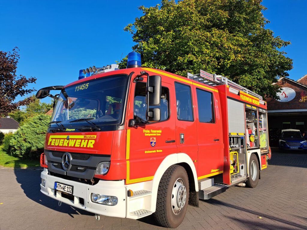 ein letztes Foto vor dem bisherigen Feuerwehrhaus