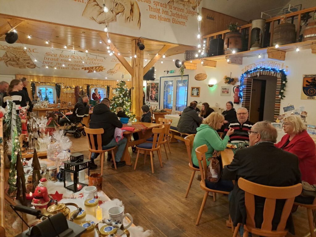 Die Sitzplätze im Brauhaus waren zumeist gut besetzt